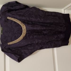 Velvet brand silk and cotton top